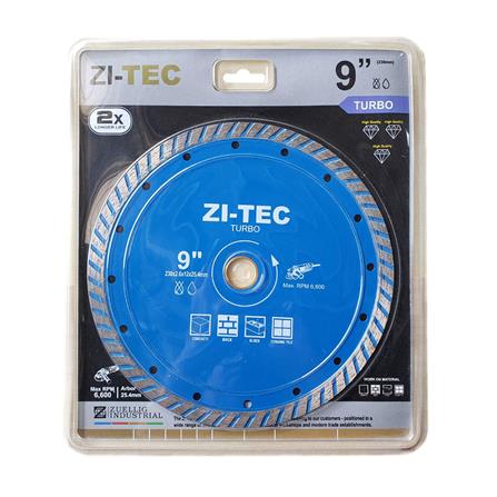 ใบตัดเพชร 9 นิ้ว ZITEC TURBO สีฟ้า_1
