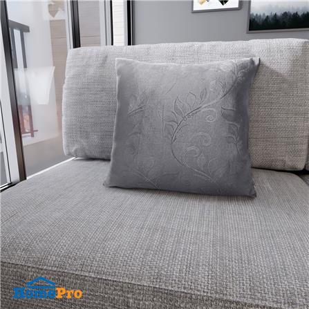 หมอนอิง ME LIVING VINE 17x17 นิ้ว สีเทา_3