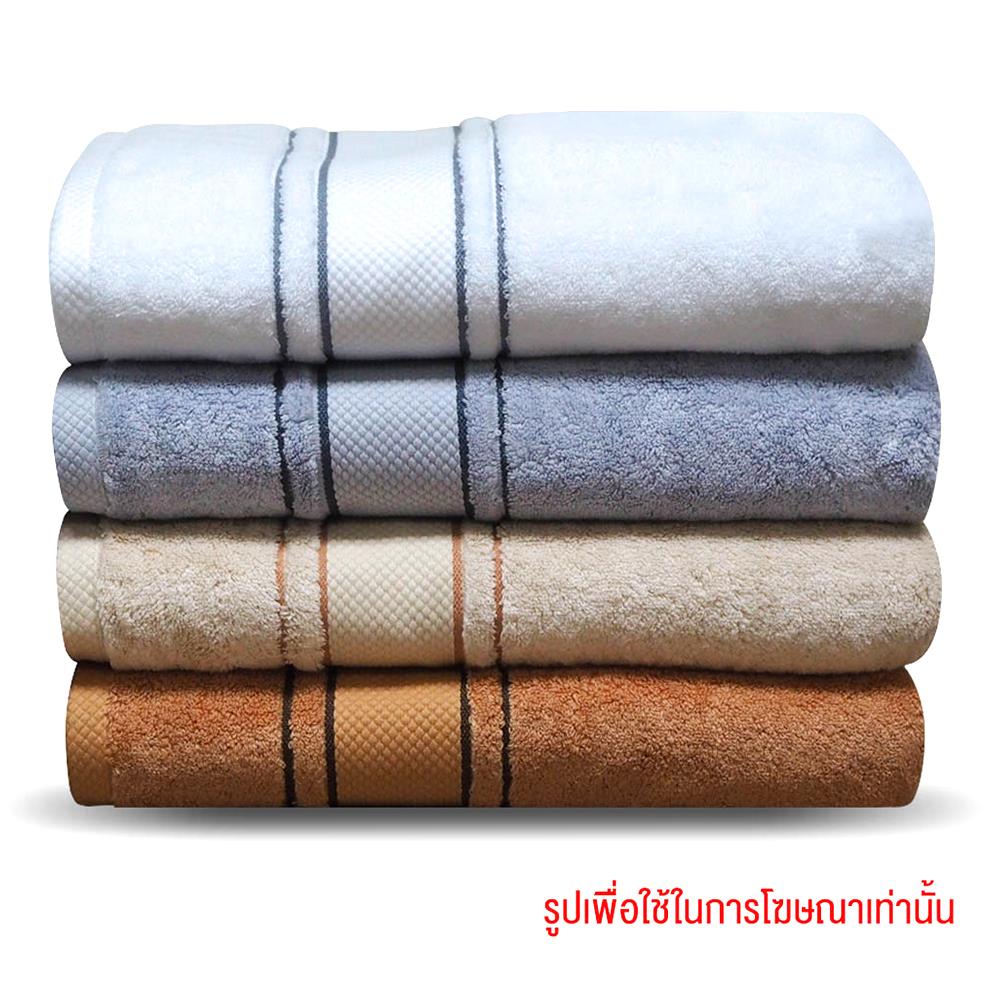 ผ้าขนหนู SWENY COTTONMOZ 30x60 นิ้ว สีเทา