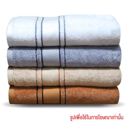 ผ้าขนหนู SWENY COTTONMOZ 30x60 นิ้ว สีเทา_3