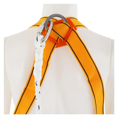 เข็มขัดนิรภัยเต็มตัวตะขอใหญ่ SA-S108 สีส้ม_2