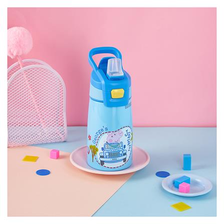 กระบอกน้ำเด็ก 350 มล. PEPPA PIG SPORT สีฟ้า_1
