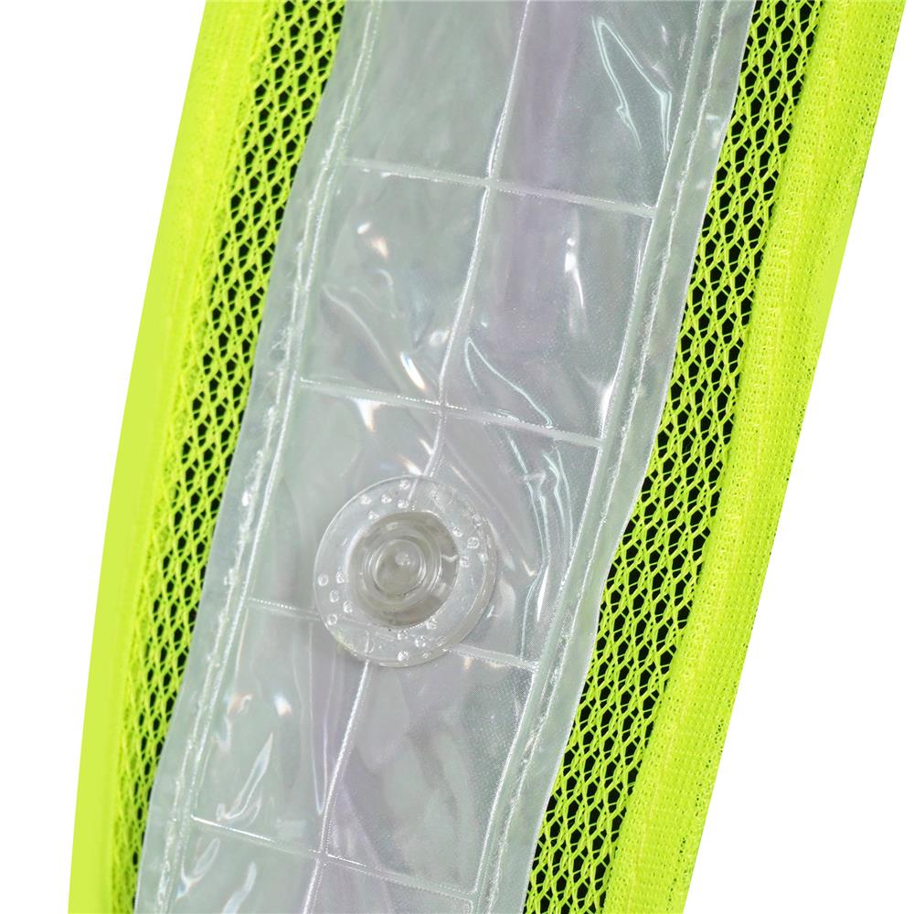 เสื้อกั๊กสะท้อนแสงไฟ LED HS726-4 เขียว