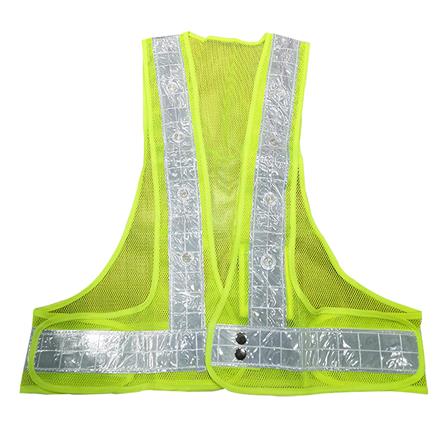 เสื้อกั๊กสะท้อนแสงไฟ LED HS726-4 เขียว_0