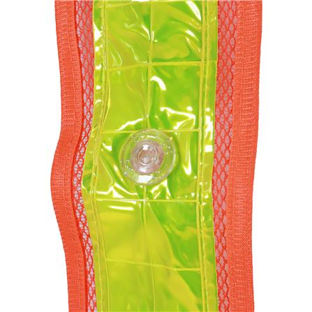 เสื้อกั๊กสะท้อนแสงไฟ LED HS726-4 ส้ม_3