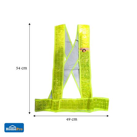 เสื้อกั๊กสะท้อนแสง HS774 สีเขียว_4