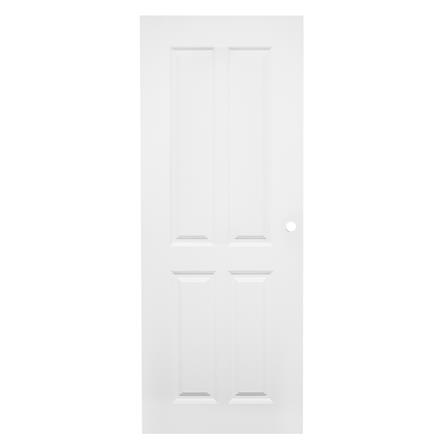 ประตูภายใน UPVC MODERNWOOD REVO MWIR05 80X200 ซม. สีขาว เจาะลูกบิด_0