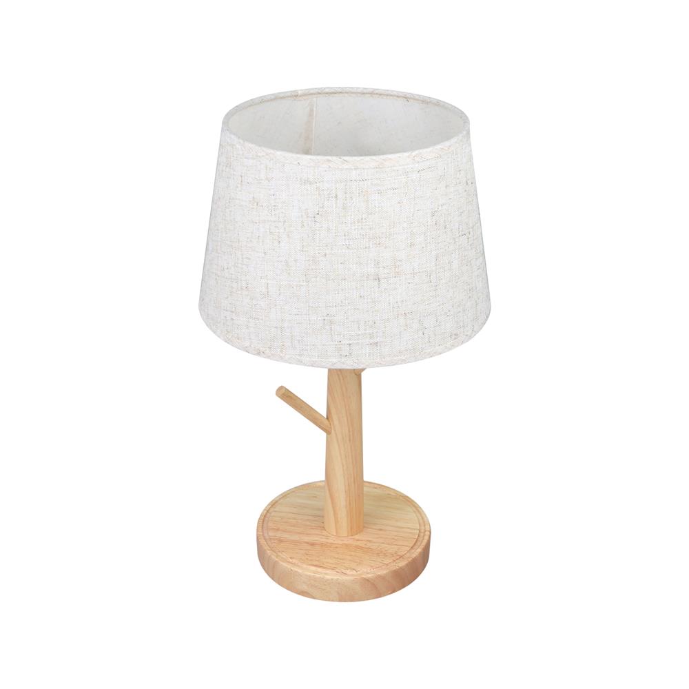 ไฟตั้งโต๊ะ CARINI VT0450-1 สีน้ำตาล/ลายไม้