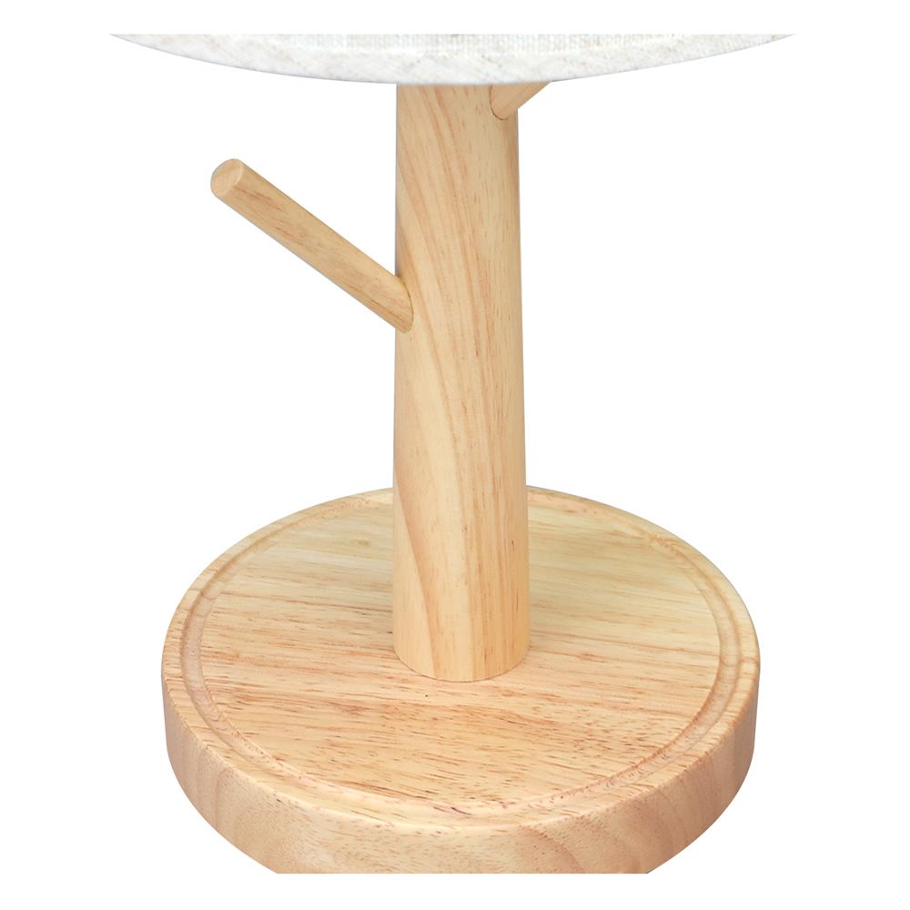 ไฟตั้งโต๊ะ CARINI VT0450-1 สีน้ำตาล/ลายไม้