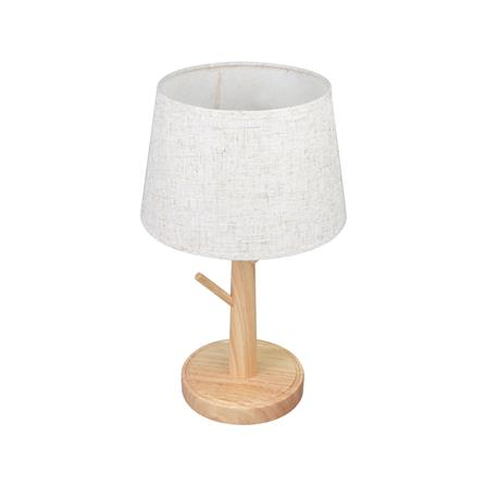 ไฟตั้งโต๊ะ CARINI VT0450-1 สีน้ำตาล/ลายไม้_0