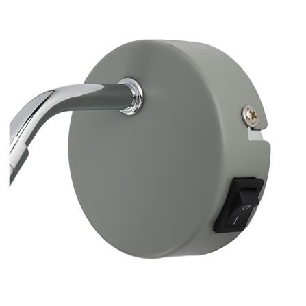 ไฟกิ่งภายใน CARINI VW0449-1 สีขาว/โครม 1 หัว_2