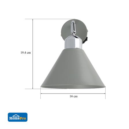 ไฟกิ่งภายใน CARINI VW0449-1 สีขาว/โครม 1 หัว_5