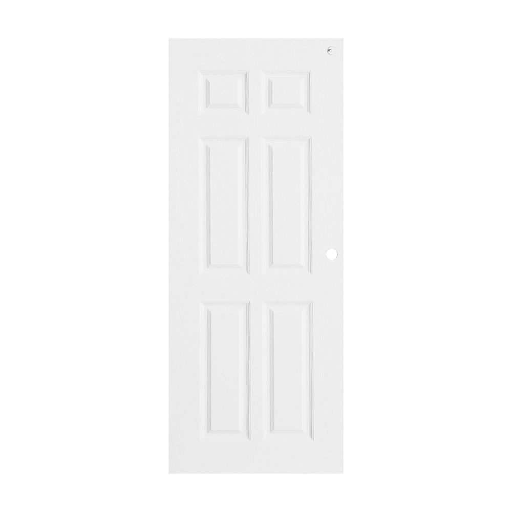 ประตูภายใน UPVC MODERNWOOD REVO MWIR03 80X200 ซม. สีขาว เจาะลูกบิด