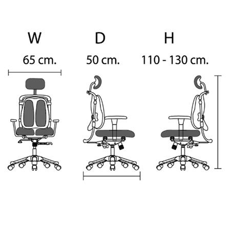 เก้าอี้เพื่อสุขภาพ HARA CHAIR NIETZSCHE-H สีเขียว_4