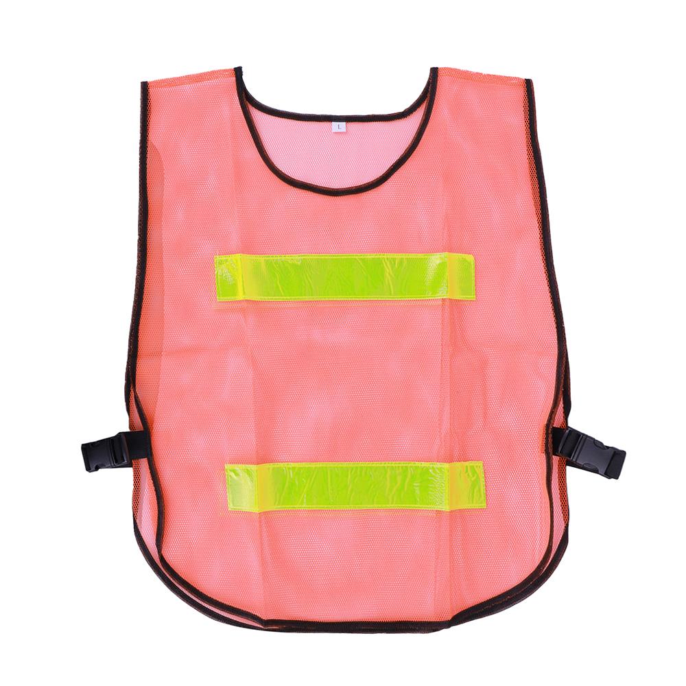 เสื้อจราจรสะท้อนแสง 2 แถบ HS782 สีส้ม