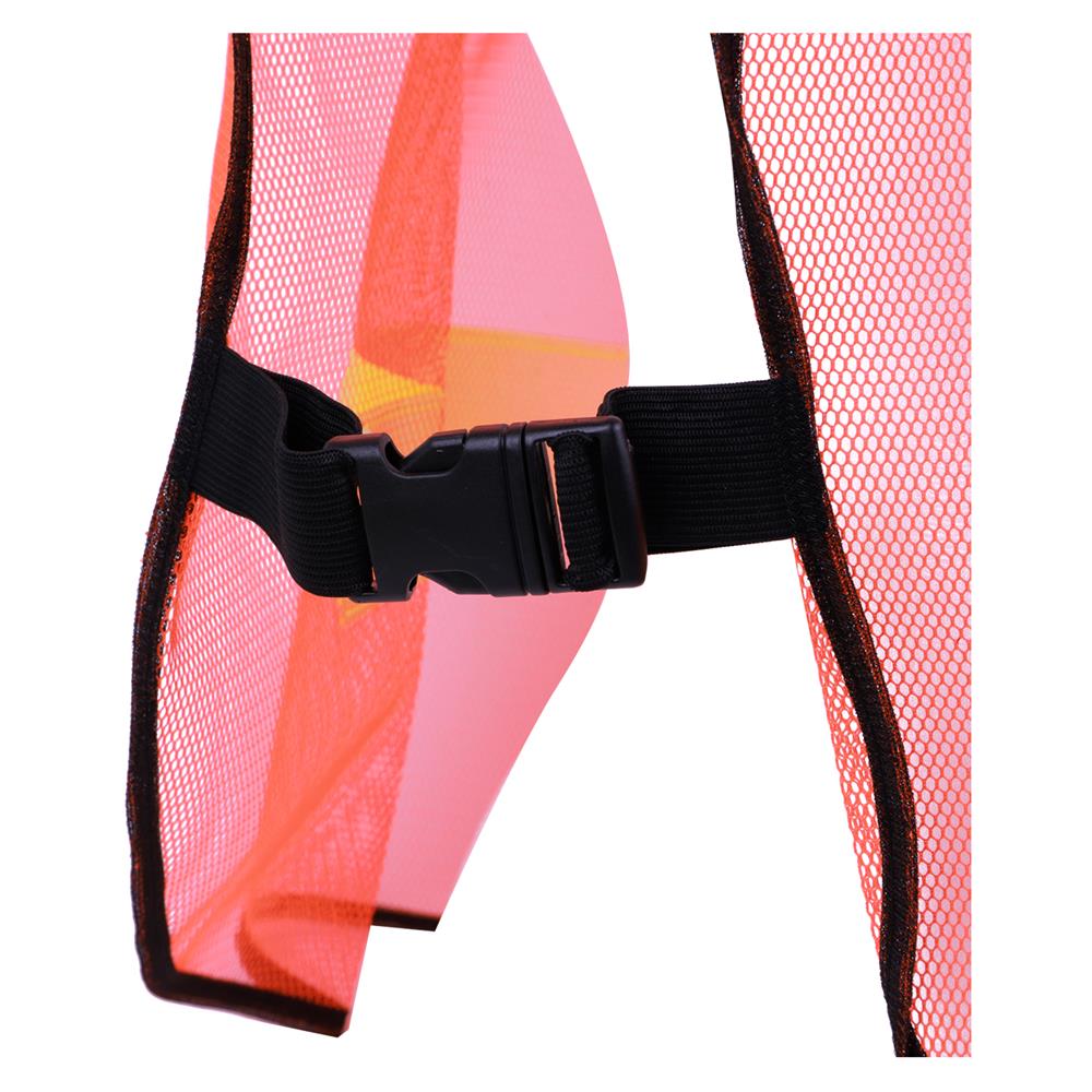 เสื้อจราจรสะท้อนแสง 2 แถบ HS782 สีส้ม