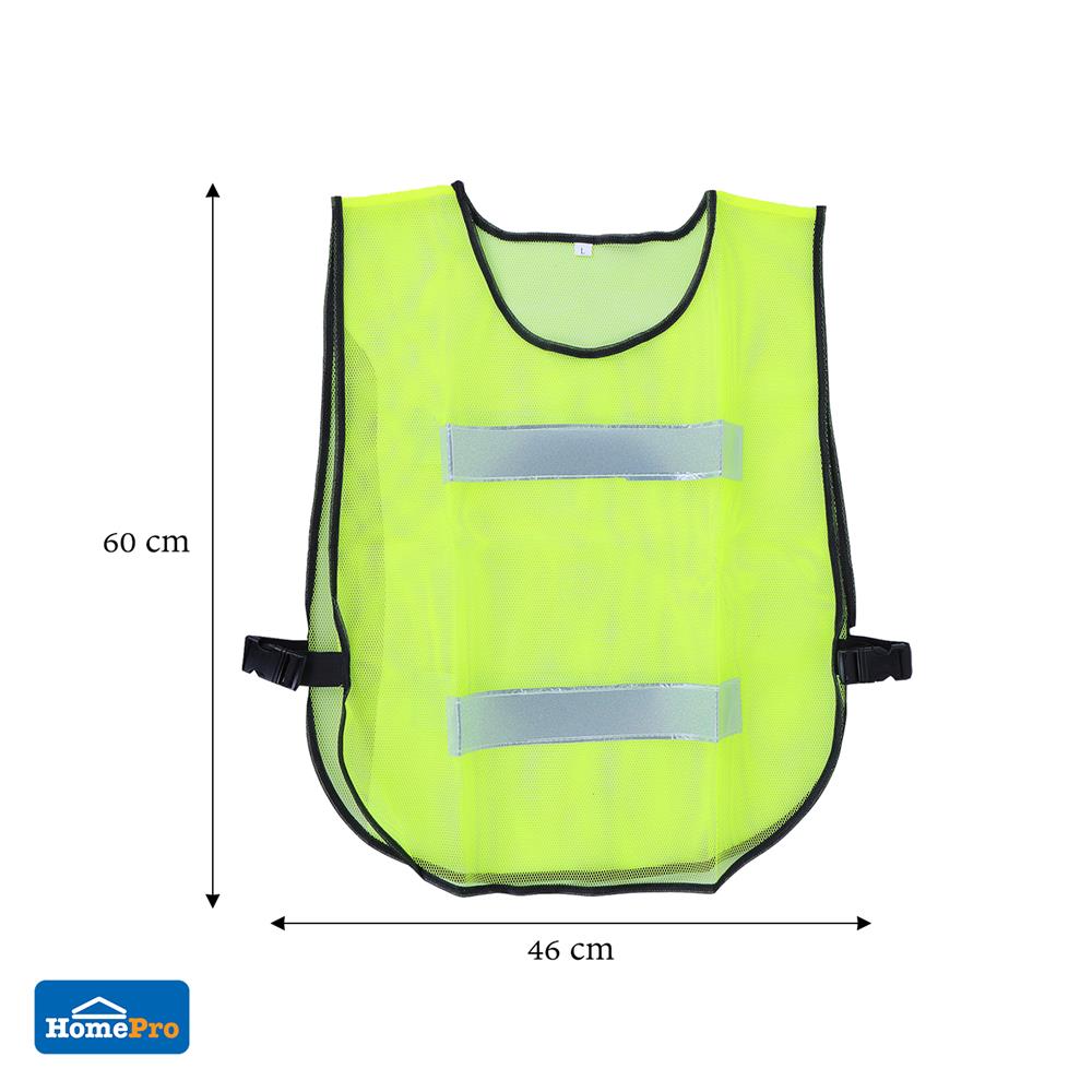 เสื้อจราจรสะท้อนแสง 2 แถบ DEXZON HS782 สีเขียว