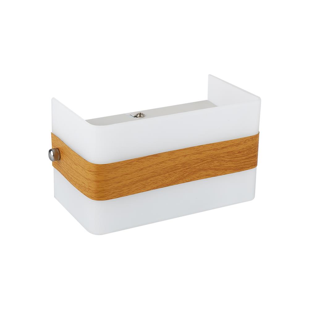 ไฟกิ่งภายใน CARINI VW0445-1 สีขาว/ลายไม้ 1 หัว