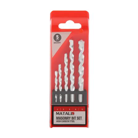ชุดดอกสว่านเจาะคอนกรีต MATALL แพ็ก 5 ชิ้น_1