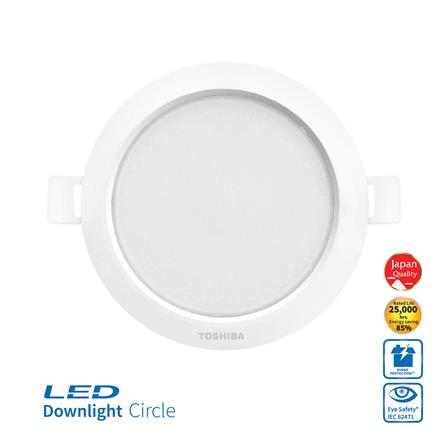 ดาวน์ไลท์ LED TOSHIBA RLDDRC00965CTH2 4 นิ้ว 9 วัตต์ DAYLIGHT สีขาว