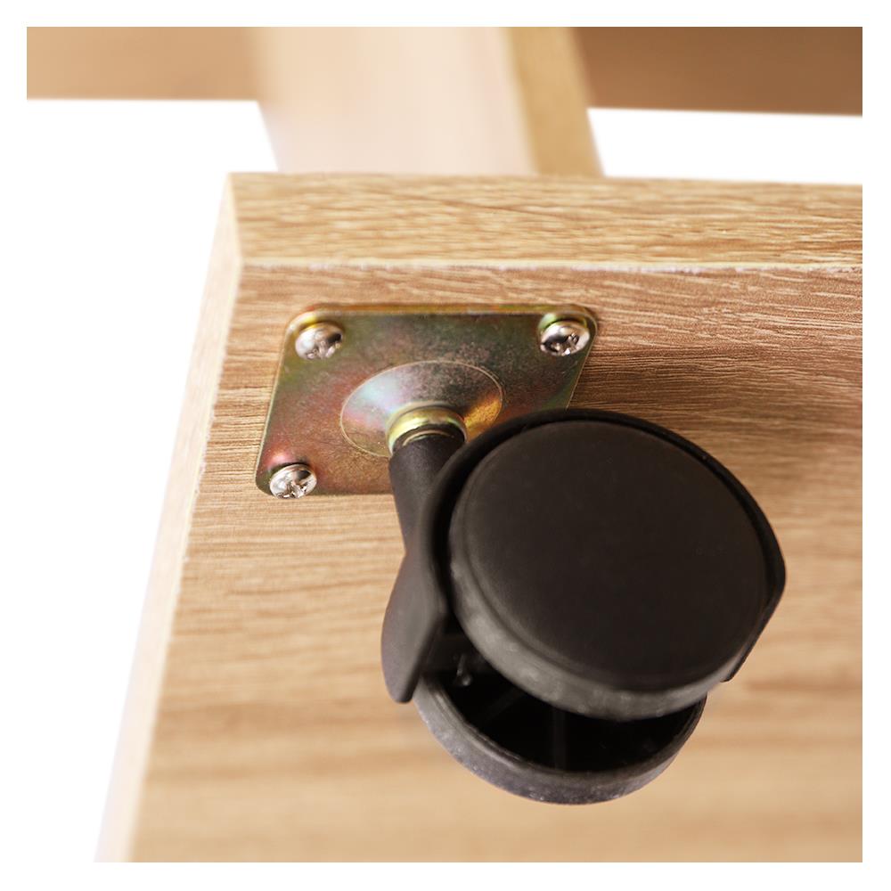 โต๊ะข้าง ME LIVING SUPRA สี SOLID OAK/GRAPHITE