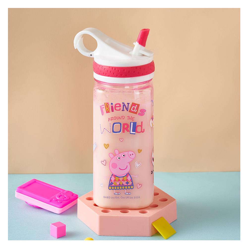 กระบอกน้ำเด็ก PEPPA PIG SPORT 500 มล. สีชมพู