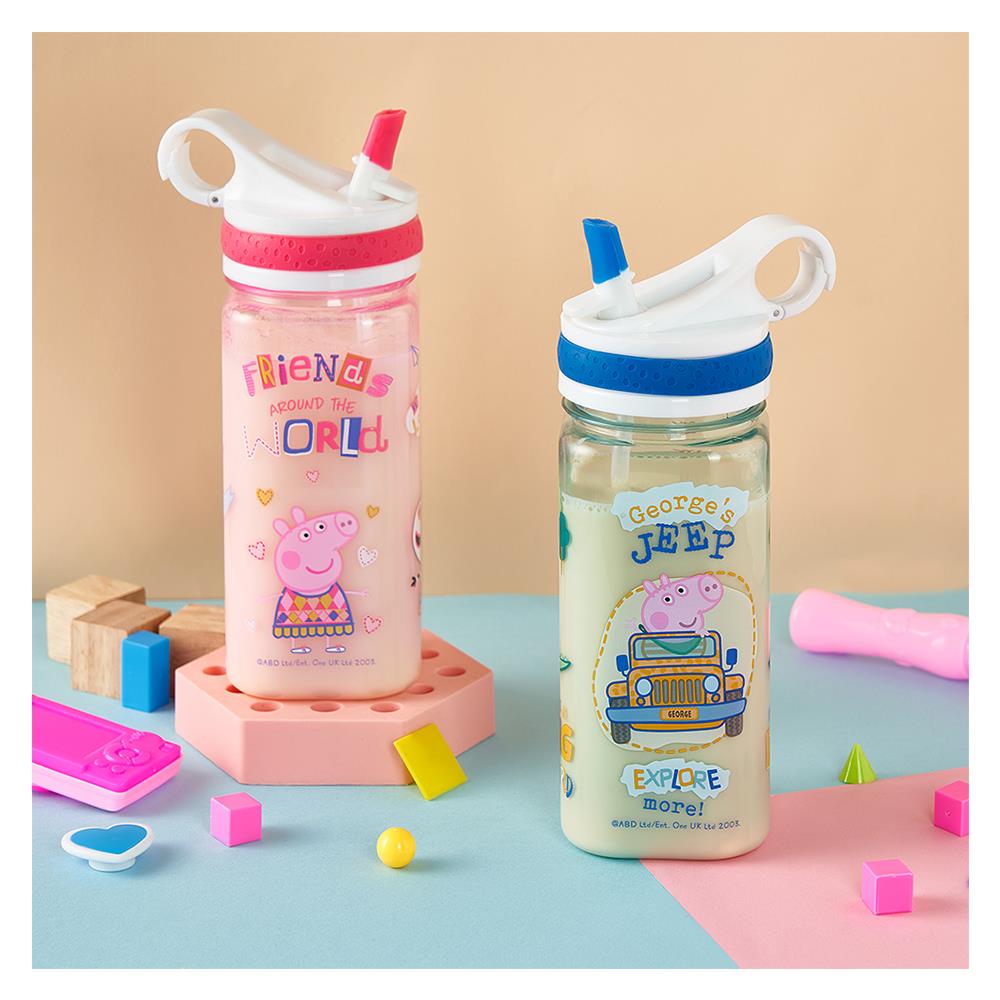 กระบอกน้ำเด็ก PEPPA PIG SPORT 500 มล. สีชมพู