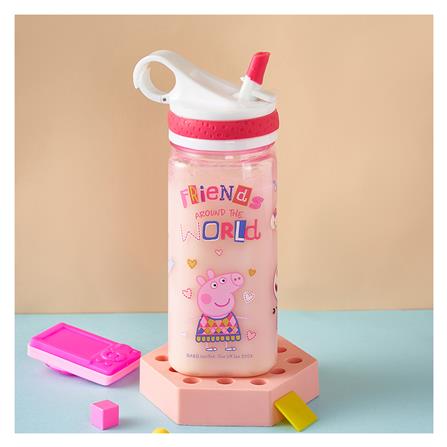 กระบอกน้ำเด็ก PEPPA PIG SPORT 500 มล. สีชมพู_1