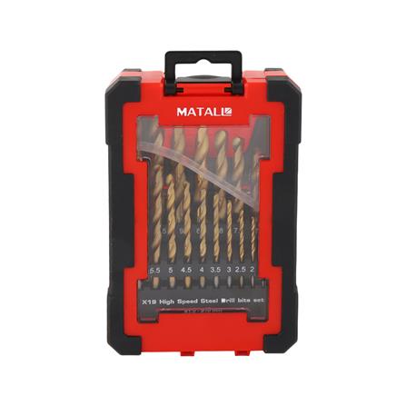 ชุดดอกสว่านเจาะเหล็ก MATALL แพ็ก 19 ชิ้น