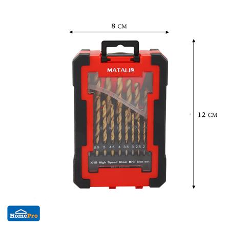 ชุดดอกสว่านเจาะเหล็ก MATALL แพ็ก 19 ชิ้น_3