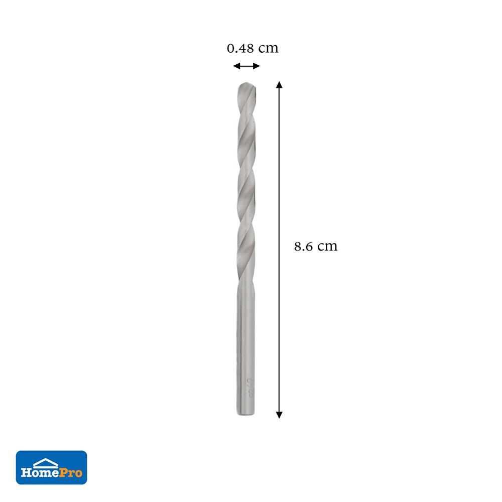 ดอกสว่านเจาะเหล็ก MATALL 4.8 มม. แพ็ก 3 ชิ้น