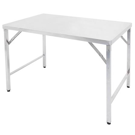 โต๊ะพับสเตนเลสขาสวิง QLINE ST-105 110x70 ซม.