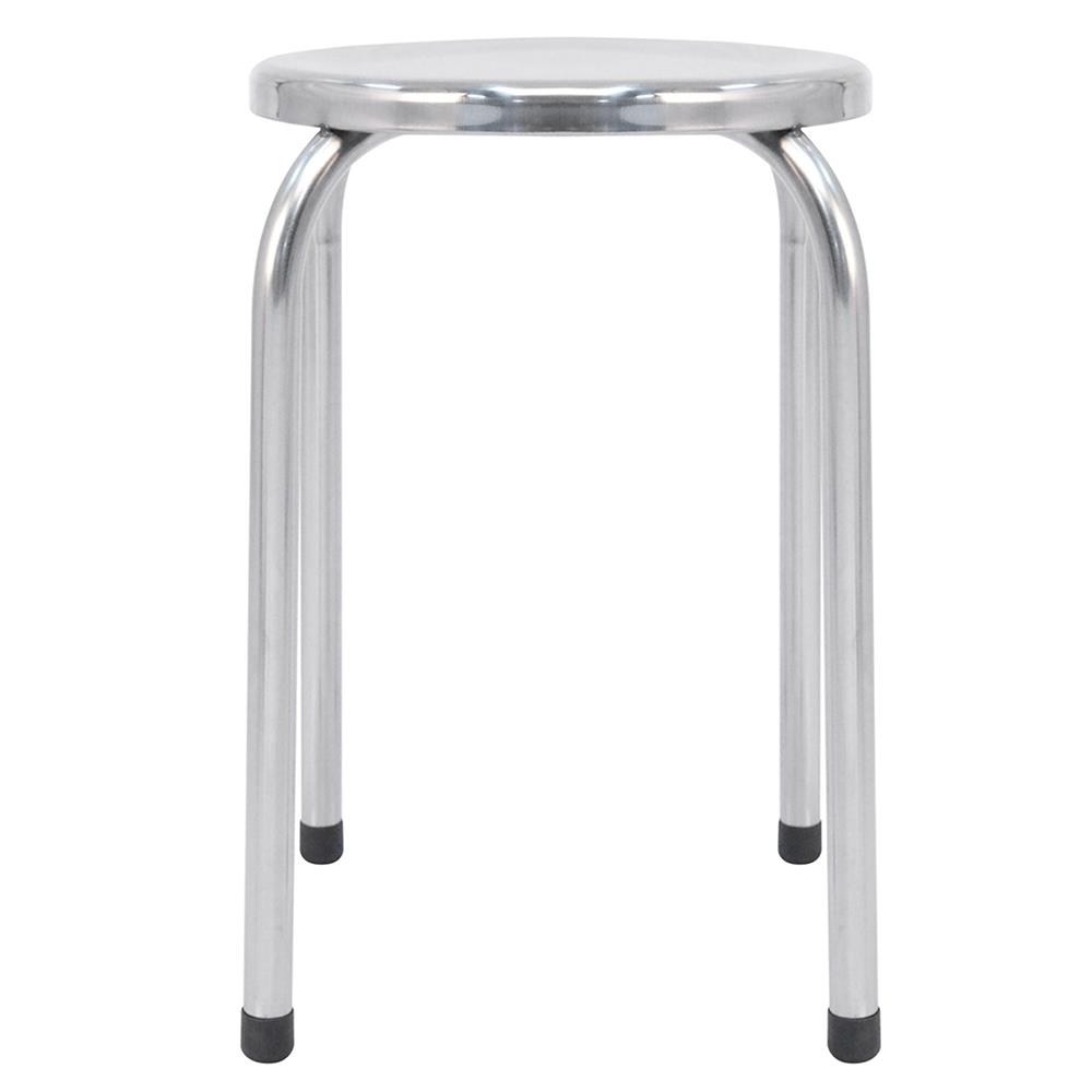 เก้าอี้สเตนเลสกลม QLINE ST-004/3 32 ซม.