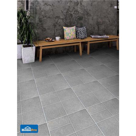 กระเบื้องพื้นพอร์ซเลน  16x16 นิ้ว COTTO คาสซาโน เทาอ่อน PM 0.96M2_4