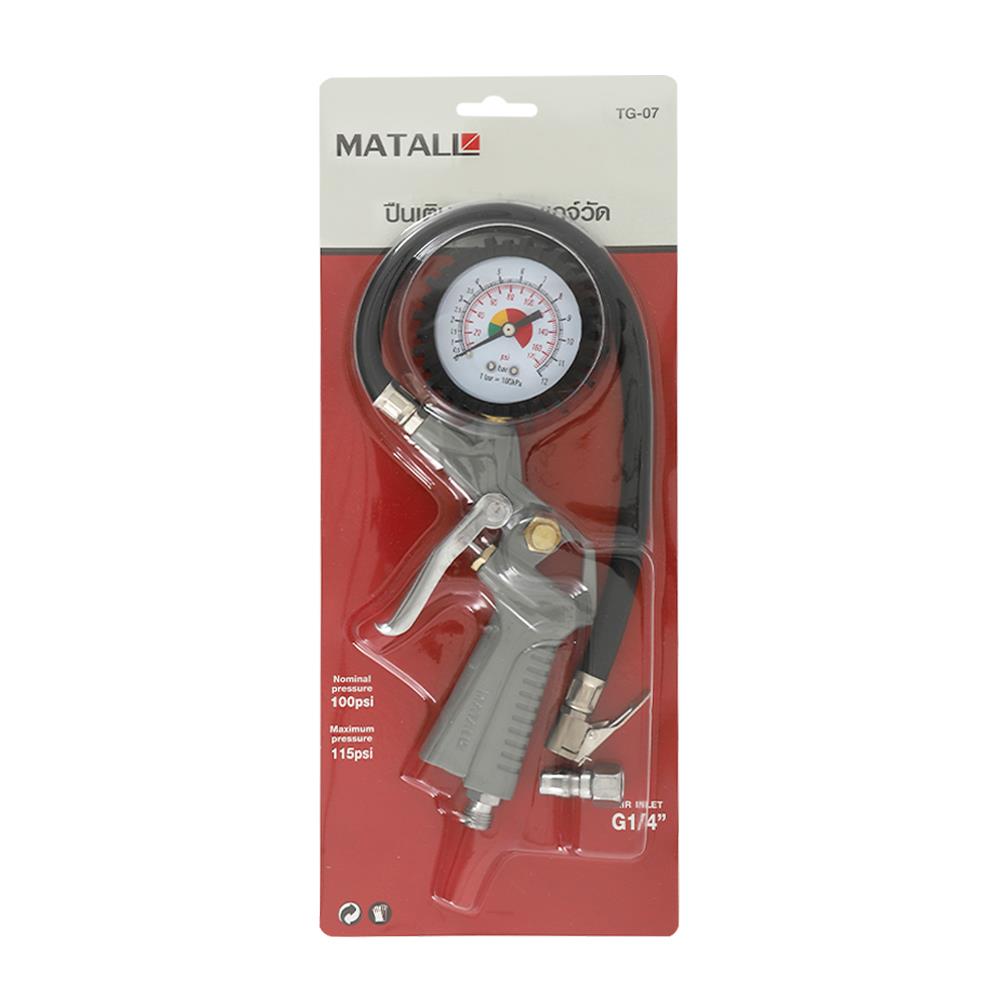 หัวเติมลมพร้อมเกจ์วัด MATALL TG-7