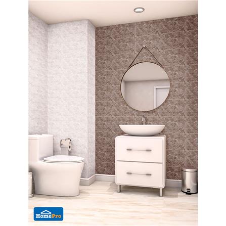 กระเบื้องผนัง 25x40 ซม. ครอส มาเบิล เกรย์_3