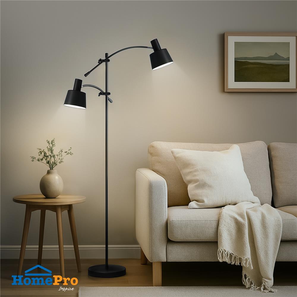 ไฟตั้งพื้น CARINI FL-020129 สีดำ