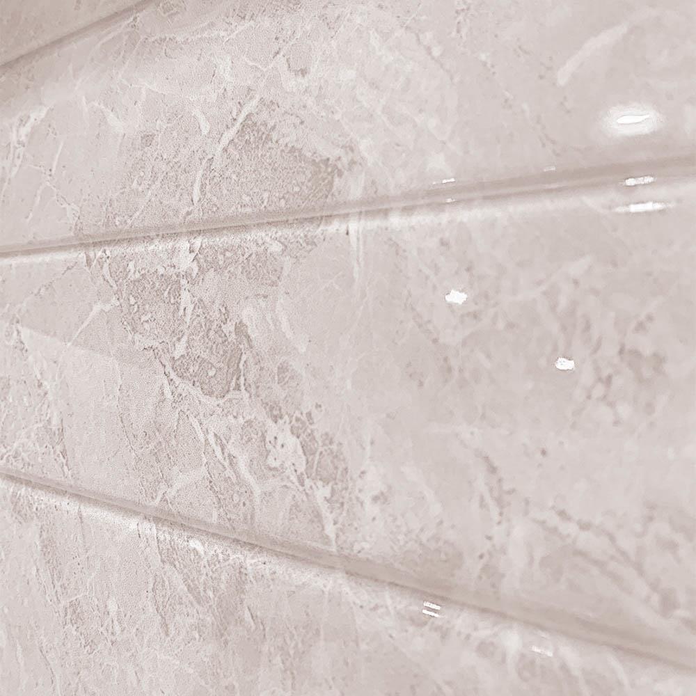 กระเบื้องผนัง 25x40 ซม. ครอส มาเบิล ไลท์เกรย์