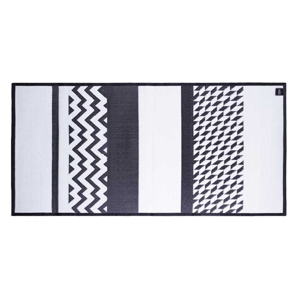 เสื่ออเนกประสงค์ PDM BRAND KATVE 90X200 ซม. สีขาว-ดำ