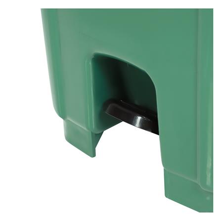 ถังขยะเหลี่ยมขาเหยียบ ฝาเปิด-ปิด ACCO 240 ลิตร สีเขียว_4