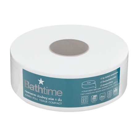กระดาษชำระ BATH TIME JRT1PLY-600M 600 ม._0