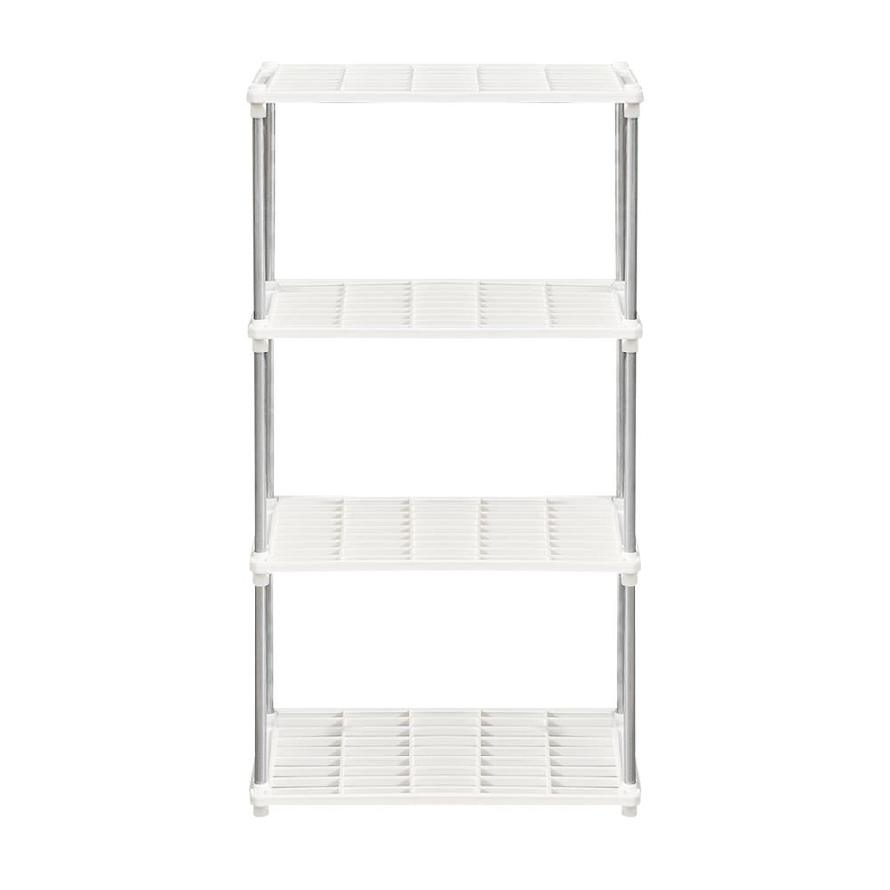 ชั้นวางของ 4 ชั้น STACKO SIMPLE 42x22x80 ซม.สีขาว