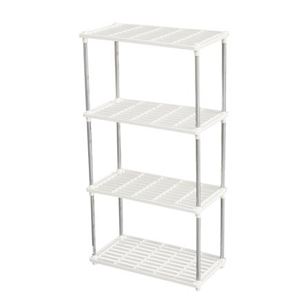 ชั้นวางของ 4 ชั้น STACKO SIMPLE 42x22x80 ซม.สีขาว_0