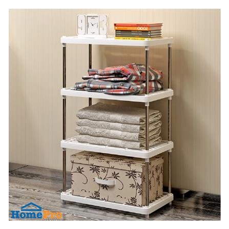 ชั้นวางของ 4 ชั้น STACKO SIMPLE 42x22x80 ซม.สีขาว_4