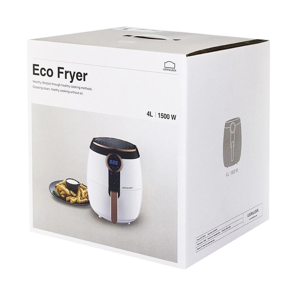 หม้อทอด LOCKNLOCK EJF376WHT 4 ลิตร สีขาว