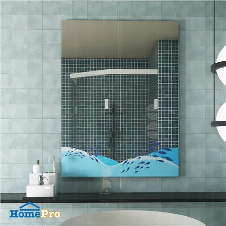 กระจกเงาเพ้นท์ลายปลา MOYA VM-2020 60x80 ซม._3