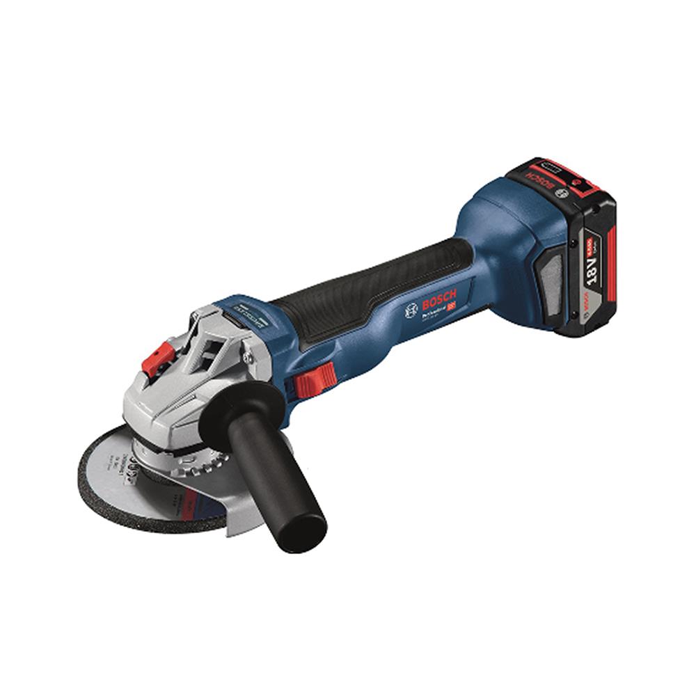 เครื่องเจียรไร้สาย (พร้อมแบตเตอรี่) BOSCH GWS18V-10 4 นิ้ว 18 โวลต์