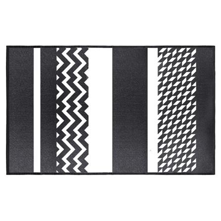 เสื่ออเนกประสงค์ PDM BRAND KATVE 150X240 ซม. สีขาว-ดำ