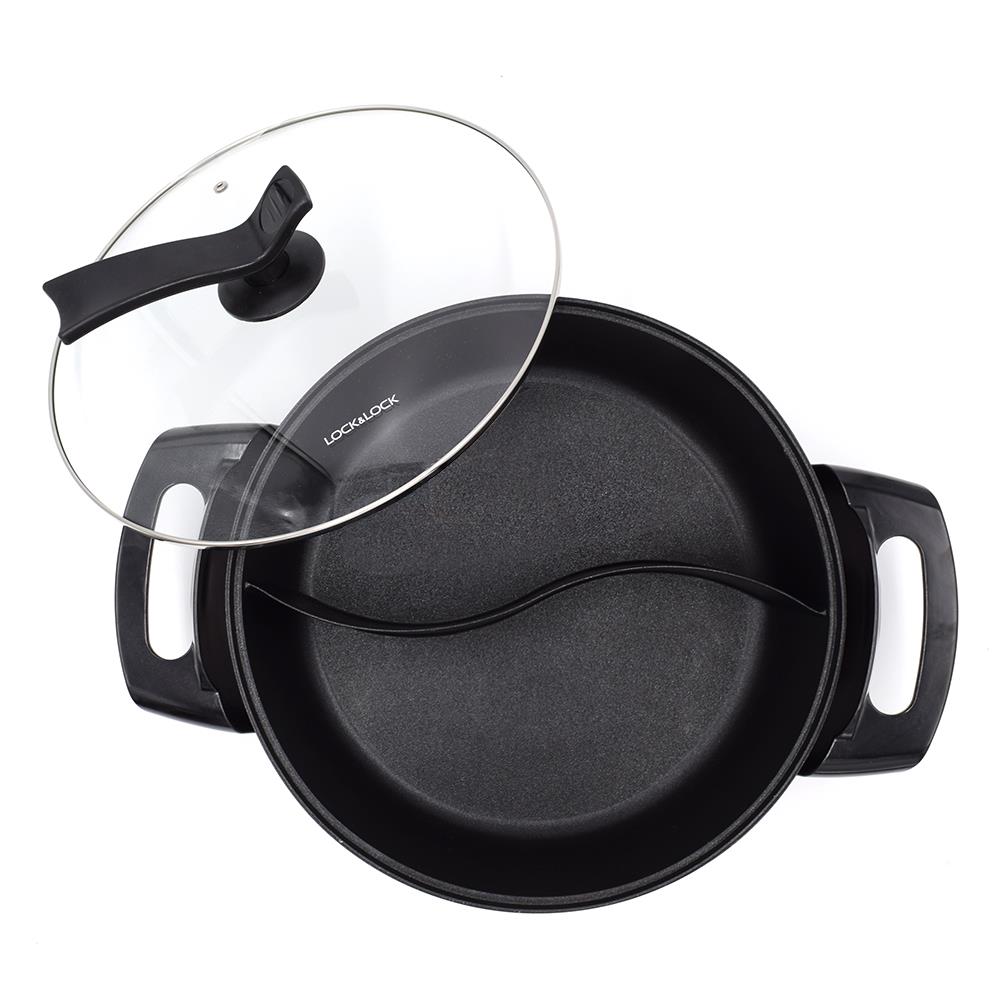 หม้อสุกี้ 2 ช่อง LOCKNLOCK EJP341 2 ลิตร