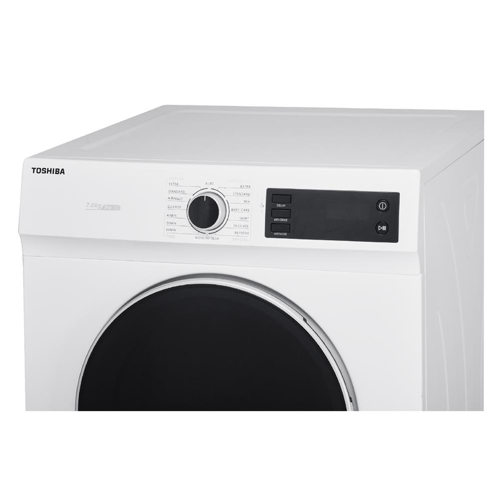 เครื่องอบผ้าฝาหน้า TOSHIBA TD-H80SET 7 กก.